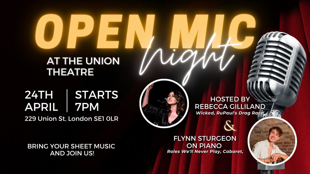 Summer is nearly here so it’s time to start our Open Mic nights again ! Save the Date