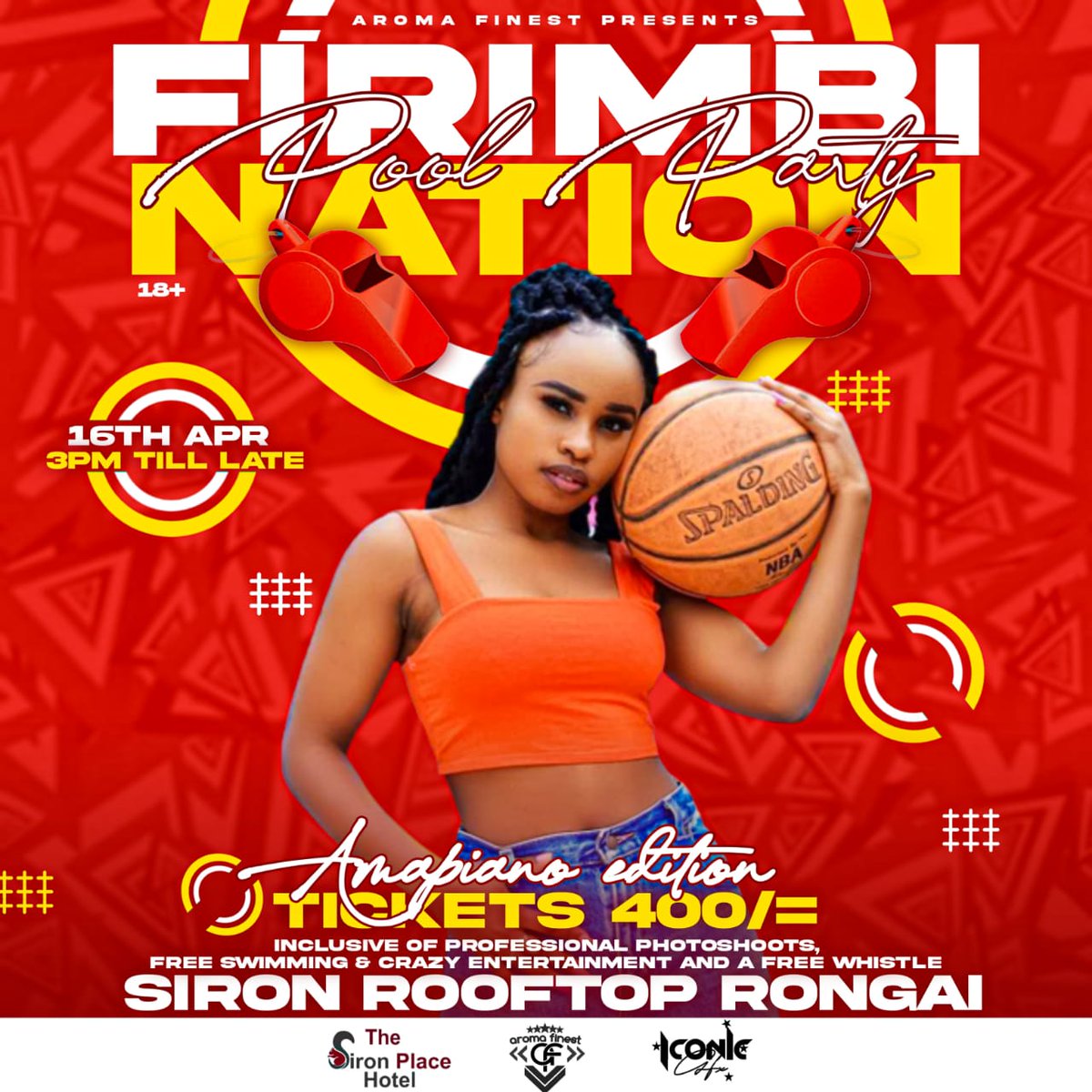 TheSironPlace's tweet photo. Aroma Finest on 16th #April, entry fee is Ksh 400 https://t.co/Oeq5xx0KGw