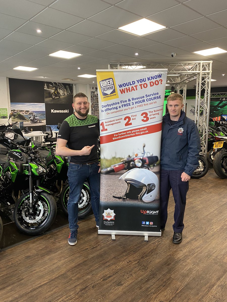 BikerDown Derbyshire tweet media