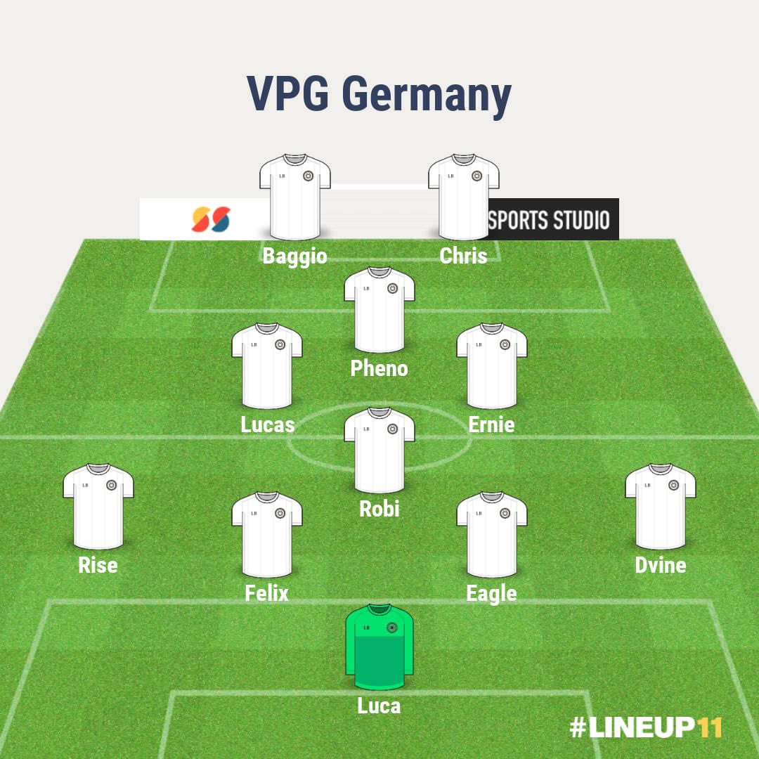 🇩🇪 Our squad for tonight’s matches against:
⚽️ <a href="/VPG_Wales/">VPG Wales</a> 🏴󠁧󠁢󠁷󠁬󠁳󠁿 
⚽️ @ProClubsTurkiye 🇹🇷 
⚽️ <a href="/ScotlandVpg/">VPG Scotland</a>  🏴󠁧󠁢󠁳󠁣󠁴󠁿 
 
Auf gehts! 💪 
It‘s coming hoam... 🤓👊
