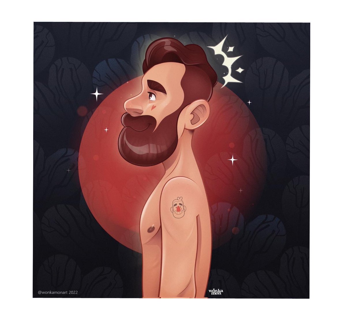 ricardowakko's tweet photo. Here’s my version of @wonkamonart’s Draw This In Your Style! A fun drawing to do! 😁❤️X
#illustration #wonkamon #gayartist https://t.co/F2THX3BQ08