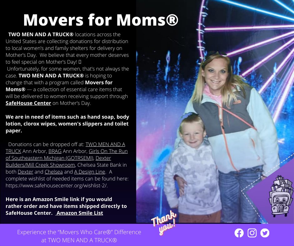 TwoMenBoston's tweet image. Consider supporting moms in need through SafeHouse Center with the donation of an essential care item. #makeyourmotherproud #support #moms #mothersday2022 #community #giving #giveback #business