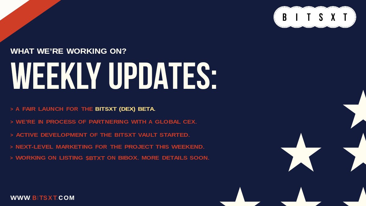 BitsXt's tweet photo. Some updates of what we're working on: 

#BitsXT #BTXT #BRISE @bitgertbrise @BitsXt @SphynxLabs #BTC #cryptocurrency

Buy Now! ⚡ 
https://t.co/M7U9Y0whgG ✨ https://t.co/Nnd5R1Qu5j