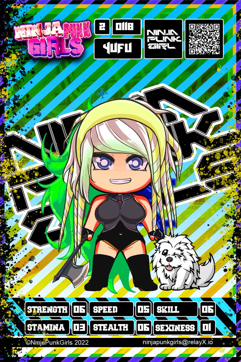 NinjaPunkGirls's tweet photo. All 3,333 Ninja Punk Girls Series 2 cards are now listed for sale for 0.1 BSV each at https://t.co/tRQquYRXku

Come get 'em while they're hot!!! 🔥 🔥 🔥 https://t.co/YfsCEJ1c0T