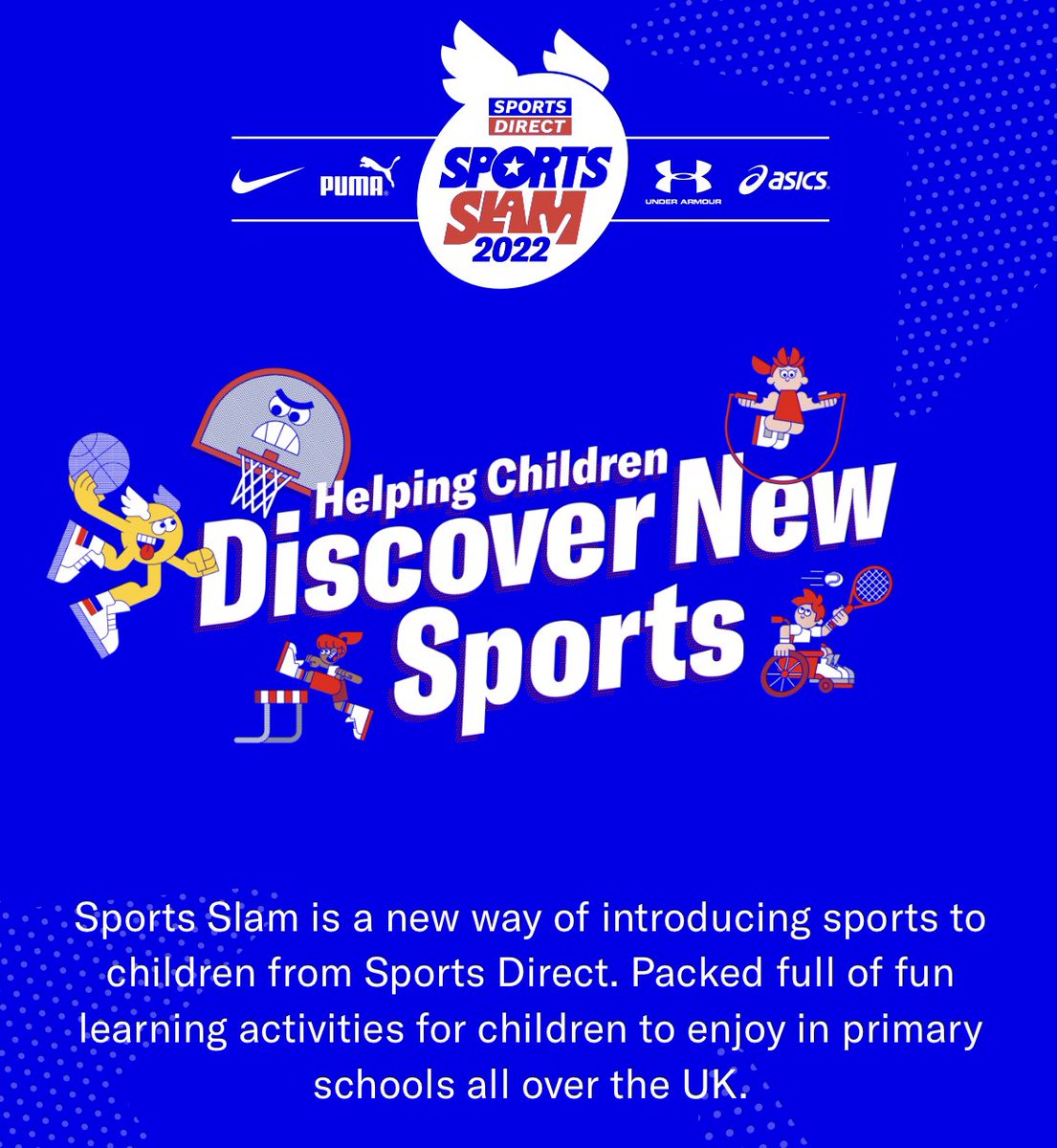 afPE_PE's tweet photo. ❗️The first 1️⃣5️⃣0️⃣0️⃣ Primary schools to register for #SportsSlam get a 🆓 sports equipment pack for their school❗️

Register ⤵️
https://t.co/Z2C92i48dp @nikestore @PUMA @UnderArmour @ASICSUK https://t.co/Ekavf1Ymt0