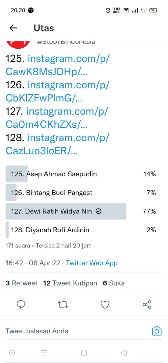 dewiajengf's tweet photo. @potatogirlaw Done juga kak. Good luck😇🙏 https://t.co/mcvFGlSUDG