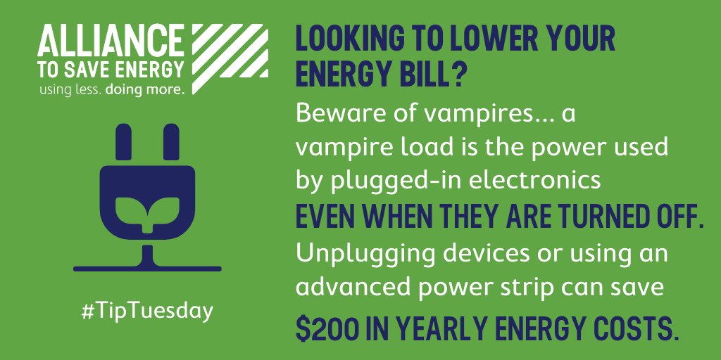 Alliance To Save Energy on Twitter "They vant to... waste your energy! Pluggedin electronics