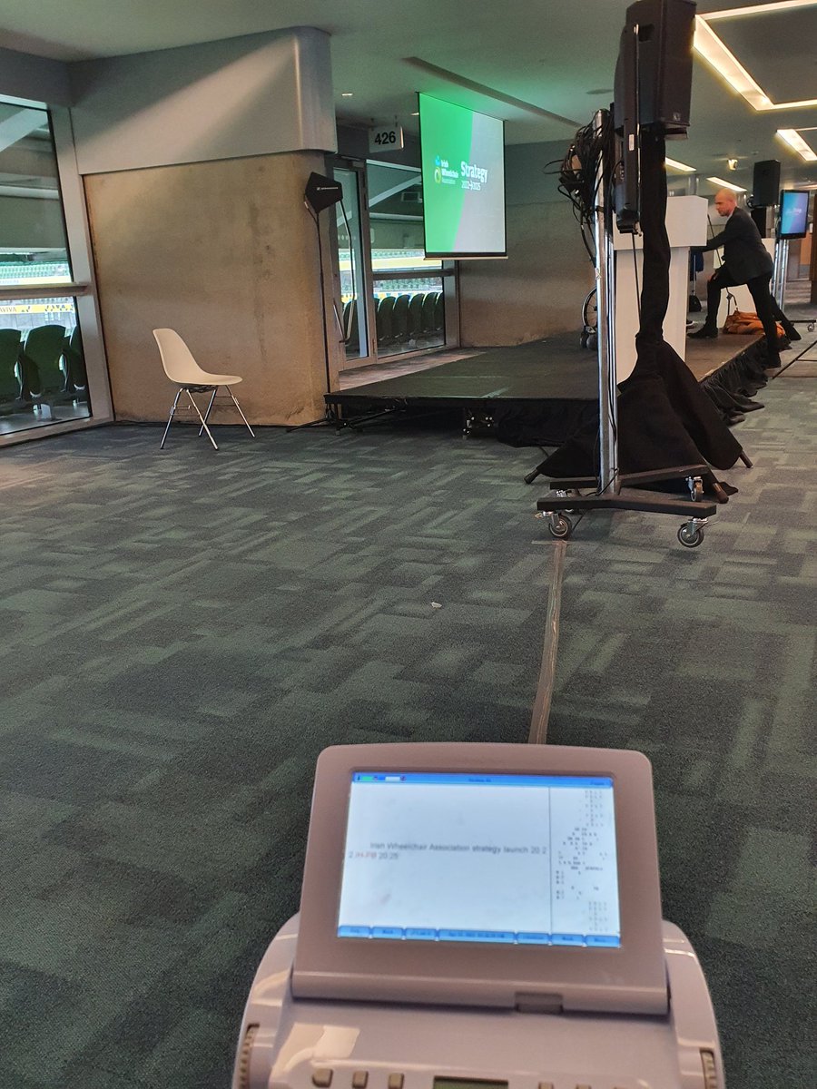 Great to be back at in-person conferences again. Irish Wheelchair Association Strategy Launch 2022-2025. <a href="/IrishWheelchair/">IWA</a>