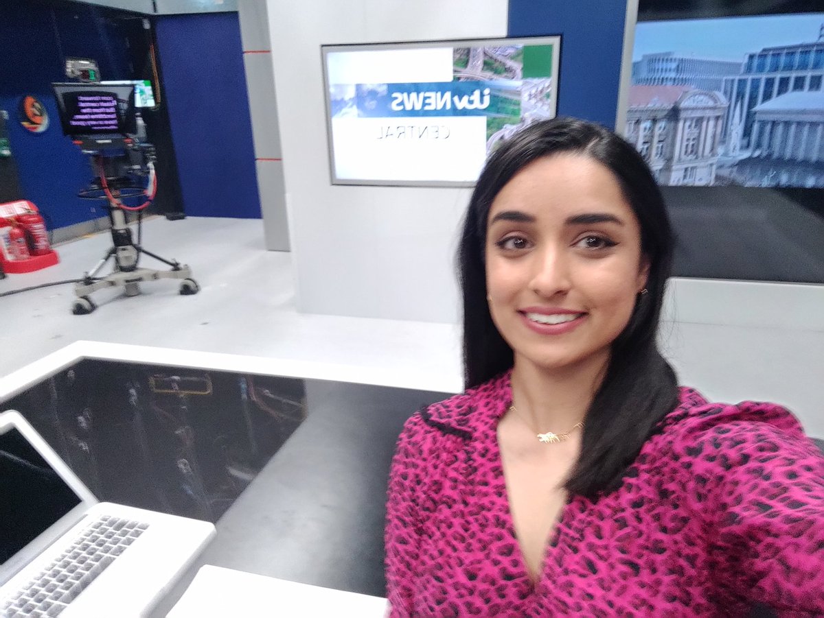 RavNandraITV's tweet photo. Presenting debut: done! ✅ @ITVCentral https://t.co/IhzmsfTWIR