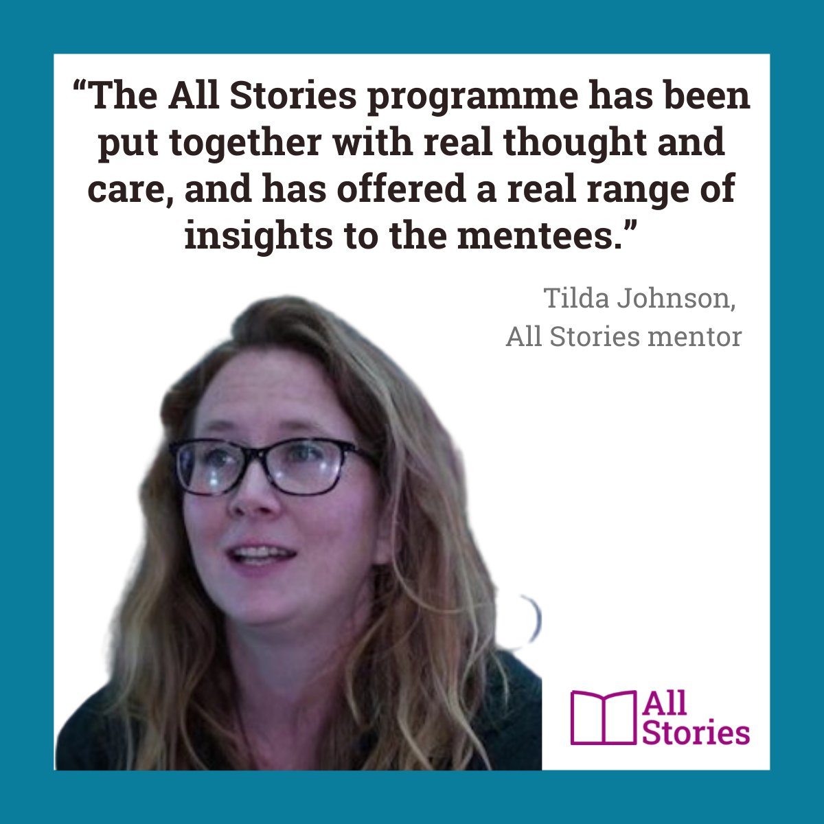 AllStoriesWrite's tweet photo. βThe All Stories programme has been put together with real thought and care, and has offered a real range of insights to the mentees.β @TildaJaneJ, All Stories mentor
#allstorieswrite #allstoriesmatter #writerscommunity #mentorship #writing #inclusion #representation #diversity https://t.co/NqfSoYt6AQ