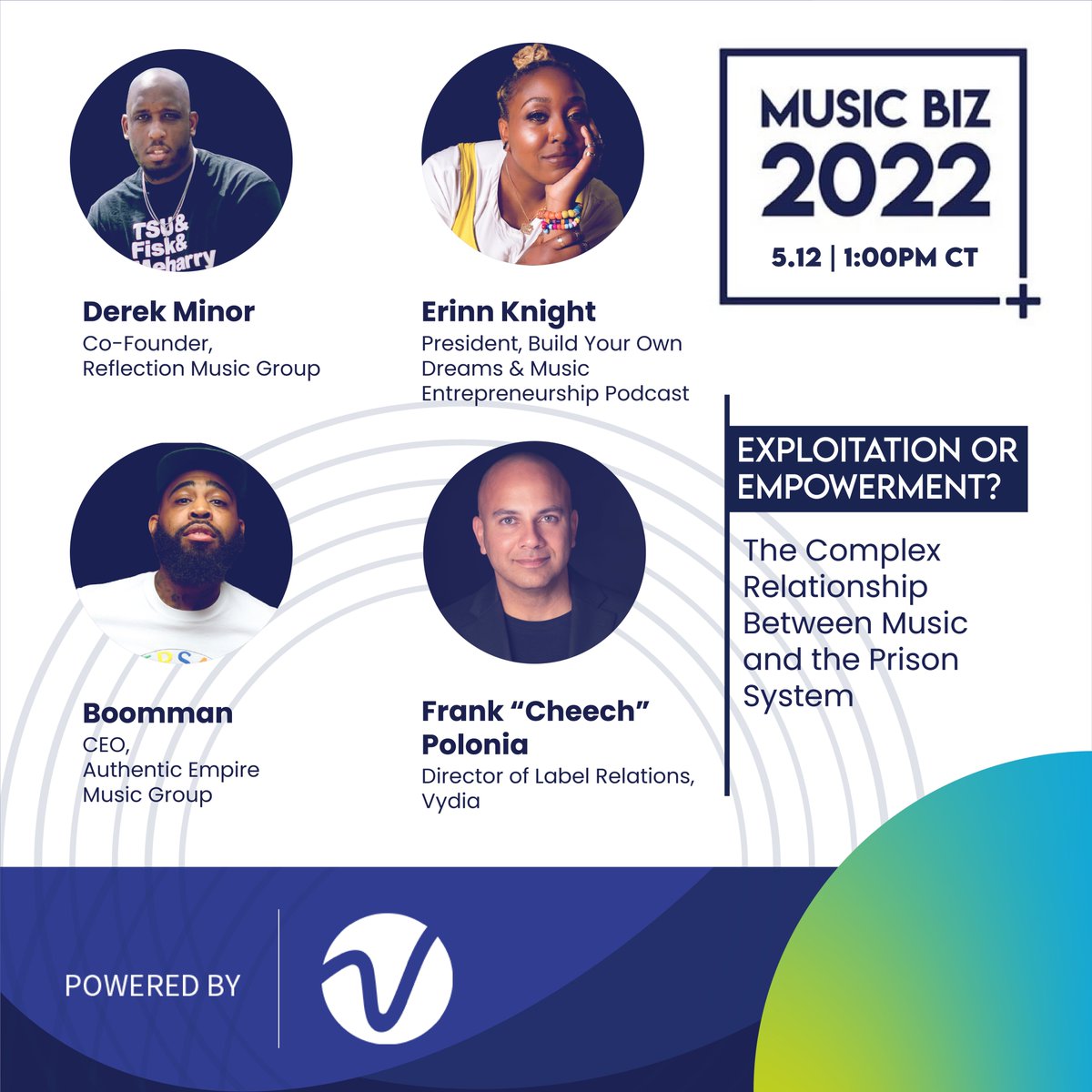 Join us at #MusicBiz2022 for our panel discussion, Exploitation or Empowerment? The Complex Relationship Between Music and the Prison System. Secure your seat here: registration.socio.events/e/mb22