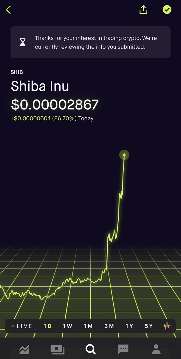 QabilSwara's tweet photo. robinhood has listed shiba inu 🔥🔥🔥🔥 https://t.co/tk12OOMwvZ