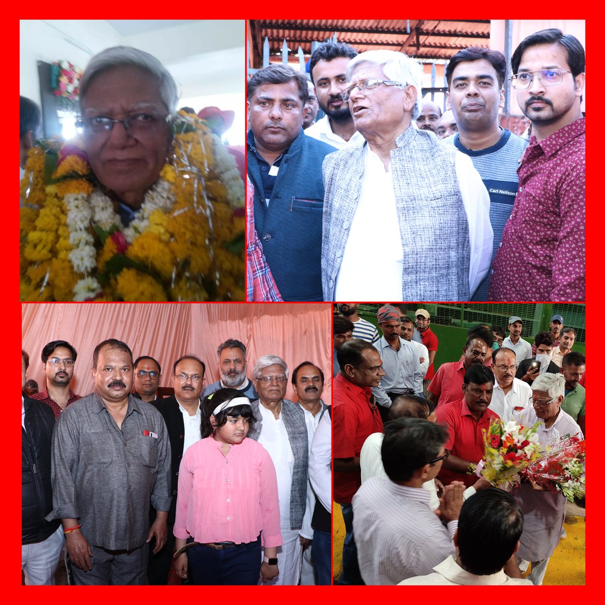 LocoNrmu's tweet photo. आल इंडिया रेलवे मेंस फेडरेशन के 97th अधिवेशन उज्जैन में आदरणीय श्री शिव गोपाल जी मिश्र जी को पुनः AIRF का महामंत्री निर्वाचित होने पर हार्दिक बधाई एवम्ं शुभकामनाये II🙏🙏🙏

#nrmu #airf 
@LocoNrmu @ShivaGopalMish1 @VijayKishorSin1 @AirfNrmu @RahulCh61720043 @abhihul https://t.co/2Wd8QkZGJT