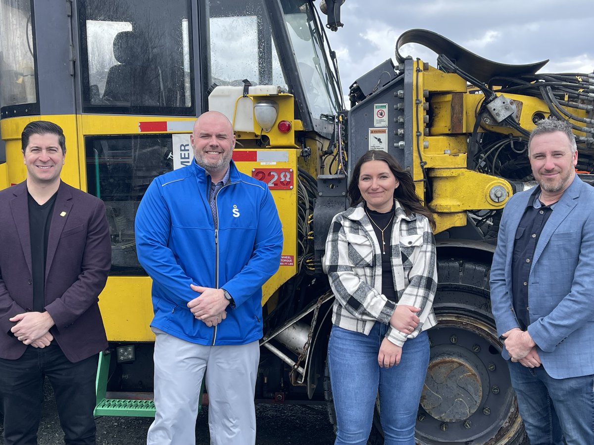 <a href="/CambrianRD/">Cambrian R&D</a> and <a href="/SofvieInc/">Sofvie Inc.</a> are partnering on a mining safety technology project, thanks to $150,000 in funding from Sofvie and the <a href="/OCInnovation/">Ontario Centre of Innovation (OCI)</a>  Thank you Sofvie, OCI and the <a href="/ONeconomy/">Ontario Economy</a> and <a href="/VictorFedeli/">Victor Fedeli</a> for the partnership! Read more - bit.ly/3jryuL4 #Cambrianpartner