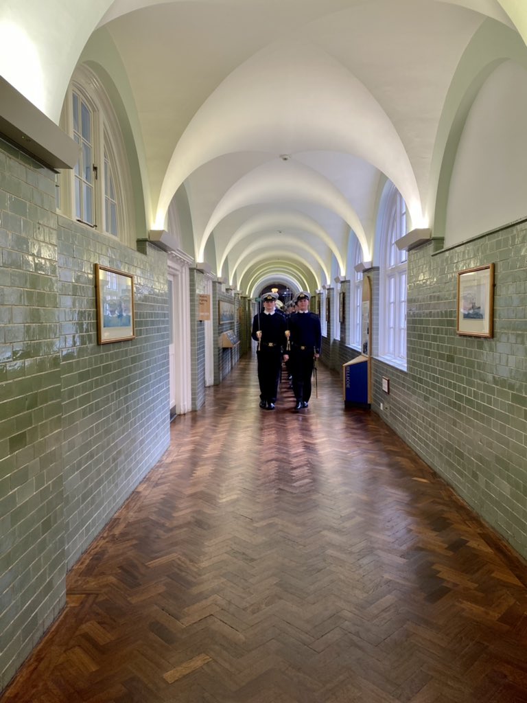 DartmouthBRNC's tweet photo. Shoes polished, shirts ironed and the final drill practice complete. Just 24 hours before the Royal Navy welcomes the next generation of Commissioned Officers to the Fleet! #MadeInTheRoyalNavy @CaptainRReadwin https://t.co/sh9pLhrPje