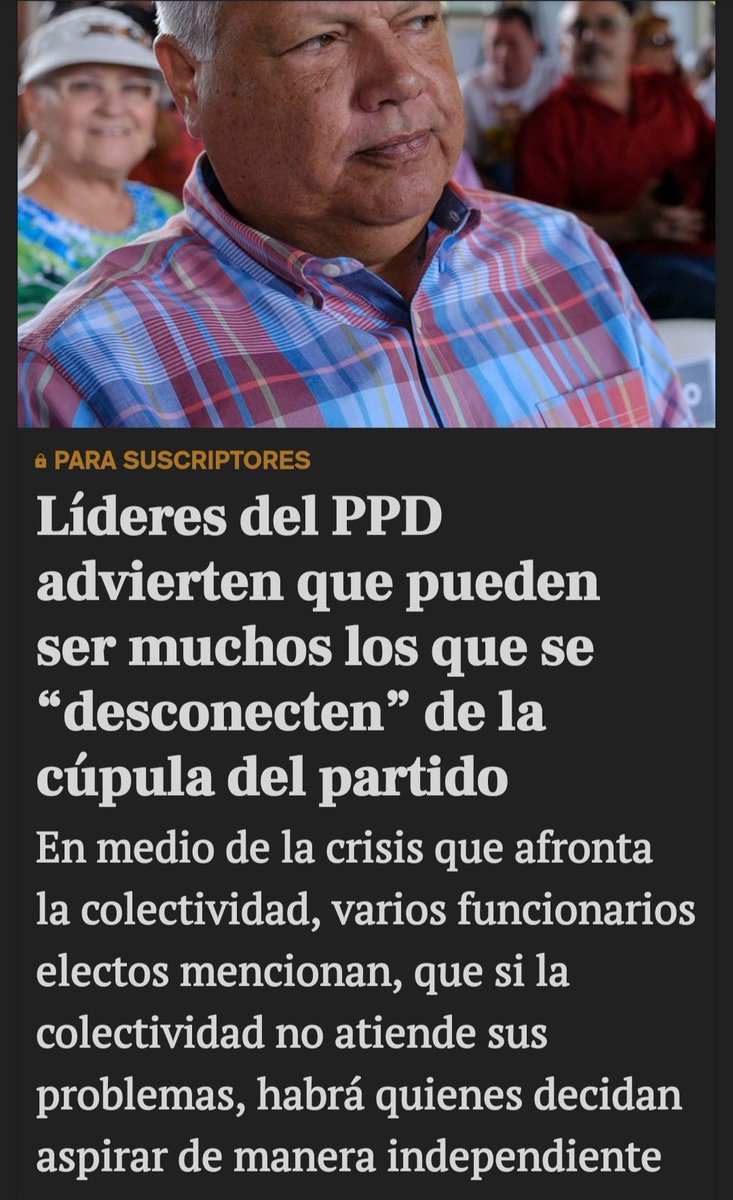 rodrzaguilo13's tweet photo. Parece que son más los líderes del PPD que se quieren desconectar de su partido que abonados de la AEE. https://t.co/6J4AnQrRPc