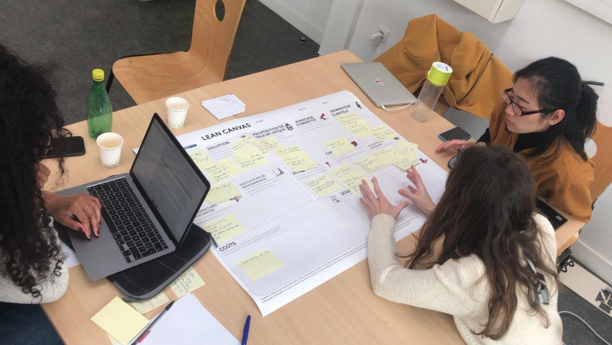 ARNAUD92320's tweet image. Lancement du workshop #entreprenariat pour les #apprentis  chefs de projets plurimedia de @gobelins_paris et @UGustaveEiffel ! Un mois pour monter un #business dans les #ICC... Et on planche déjà sur le #leancanvas ! @ChacunSaVoie @d_restino @adtwittt @AhceneOumeddah
@TerryNangy