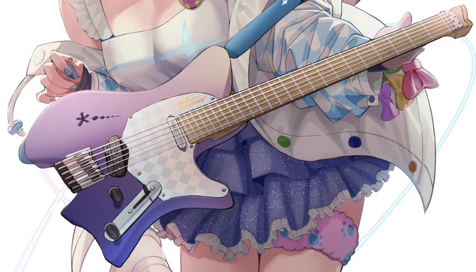 🍦Tang Keke × Electric Guitar🎸

.strandberg* Sälen Deluxe
"Hajimari ha Kimi no Sora" Signature 
