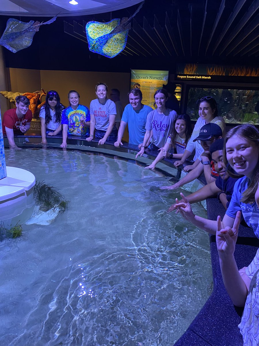 SeaPriceNC's tweet photo. Thank you Abbey for the great behind the scenes tour @NCAquariumatPKS. The @_CMAST students enjoyed learning about sea turtles and getting to help feed the fish! https://t.co/9LZ4DyfIcx