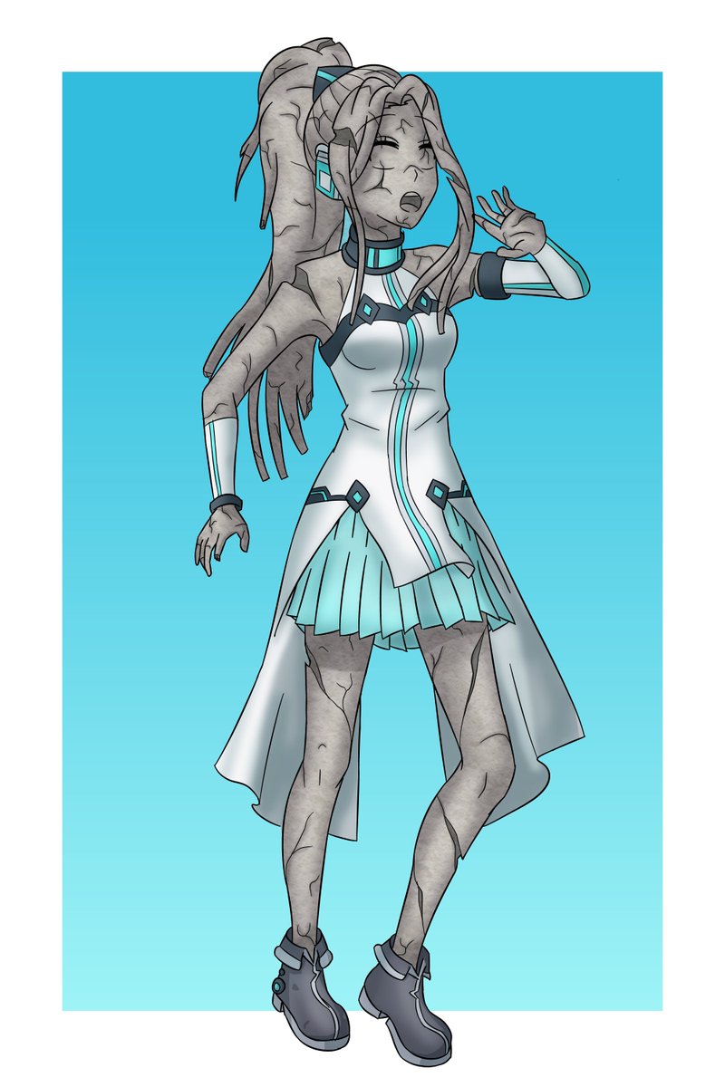 My first Pixiv Request: a pretty and petrified Ibuki from D4DJ