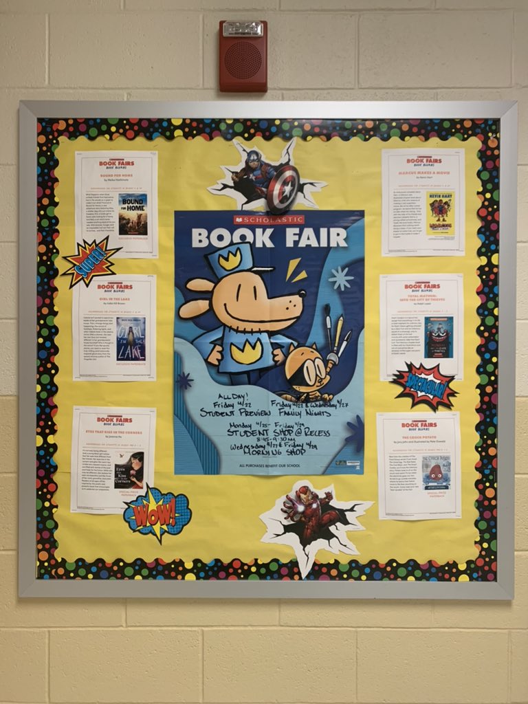 MBHickman's tweet photo. Only 10 days until the #sevenlockses @Scholastic Book Fair! A great way to celebrate #SchoolLibraryMonth and #volunteerweek @ilanacarr715 https://t.co/pEyLZgJxKh