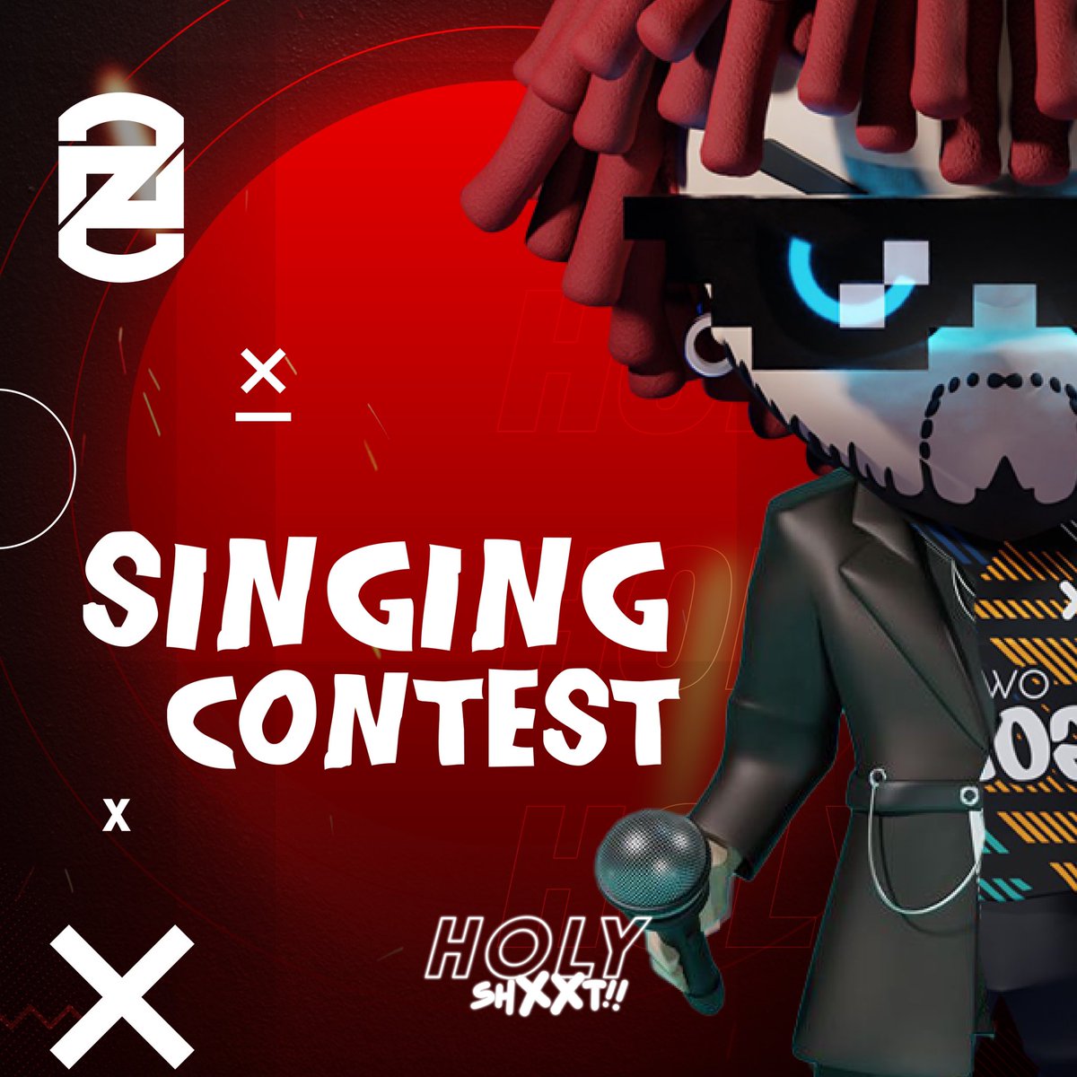 <a href="/Holyshxxtnft/">HolyShxxt!!</a> Singing Contest wants you!
If you think you”ve got a singing voice, now’s your chance to be heard! Details and apply to the #singing-contest in Discord 🎤 

discord.gg/holyshxxtnft

#singingcontest #communitygamefi #communityevent