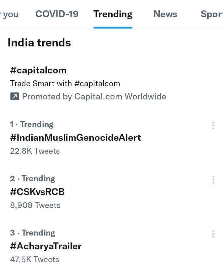 AminaaKausar's tweet photo. #IndianMuslimGenocideAlert 

Trending at 1 
Please Keep tweeting https://t.co/EIyuu4k7G8