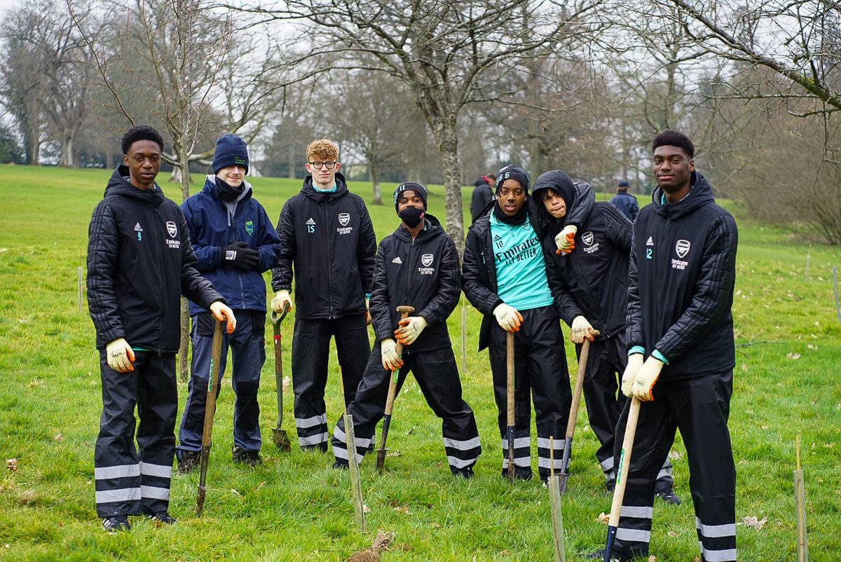 The Conservation Volunteers (TCV) (@tcvtweets) on Twitter photo Great to have <a href="/Arsenal/">Arsenal</a> Under 16 Sustainability Tour out with The Conservation Volunteers!
The teams have been wildflower plug planting, creating meadows and tree planting in the beautiful Balloch Castle Country Park next to #LochLomond
<a href="/WDCouncil/">West Dunbartonshire Council</a> <a href="/ArsenalAcademy/">Arsenal Academy</a> #JoinInFeelGood Great to have <a href="/Arsenal/">Arsenal</a> Under 16 Sustainability Tour out with The Conservation Volunteers!
The teams have been wildflower plug planting, creating meadows and tree planting in the beautiful Balloch Castle Country Park next to #LochLomond
<a href="/WDCouncil/">West Dunbartonshire Council</a> <a href="/ArsenalAcademy/">Arsenal Academy</a> #JoinInFeelGood