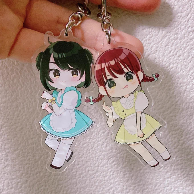 ぺろりんも届いた〜ねもぺろアクキーカワエ…カワエ……#でんぱ市場  