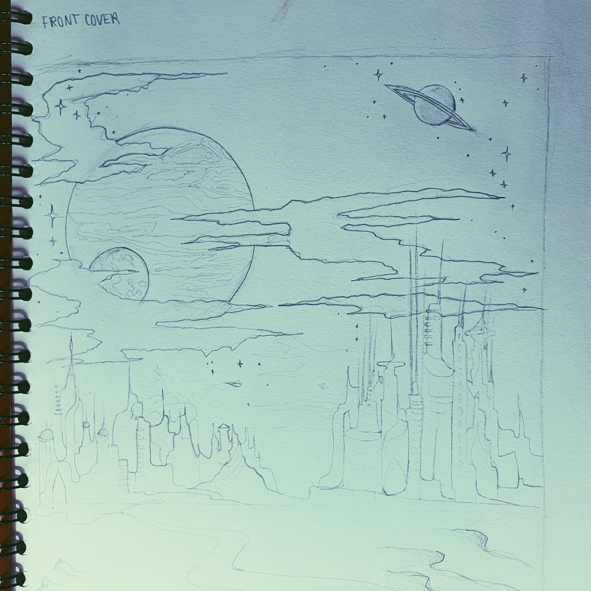 mirandaofpluto's tweet image. as we're finishing off our first draft - here's a lil throwback to our prototype for the front cover - couldn't be more excited for the release #NFT #NFTCommumity #WomenInNFT #NFTartists