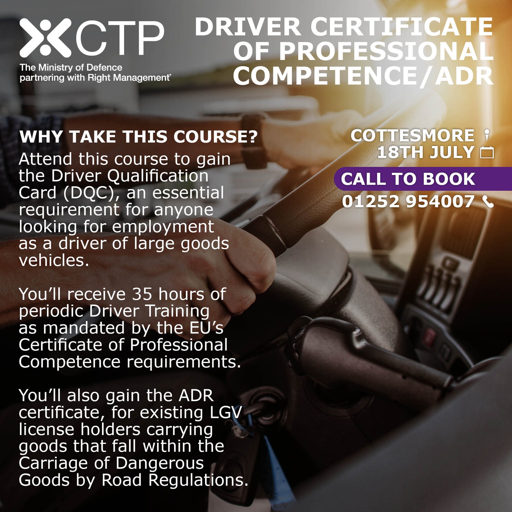 CTP on Twitter "This course provides essential qualifications for aspiring professional drivers