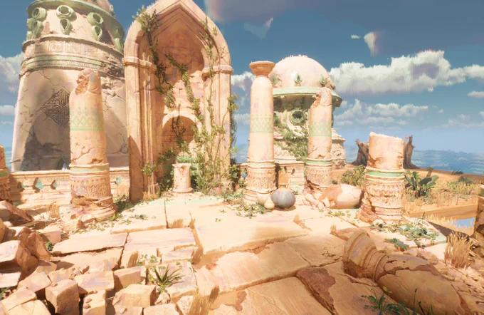hey #PortfolioDay !
i'm ali - an artist from turkey, and i'm slowly working with some friends to create a game set on an idyllic mediterranean island. everything is very wip and i wanted to wait a bit more, but here we go, first screenshots!
#UnrealEngine5 #gamedev #indiedev 