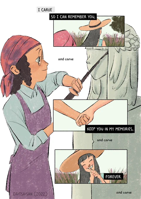 ⭐Hiya #PortfolioDay I'm Diana, a Black/Taiwanese cartoonist! I'm open for freelance! Anything that involves writing and visual storytelling, I'm your person!✨

💫https://t.co/LHI6C7HwzH 
💌dianatsaisantos@gmail.com 