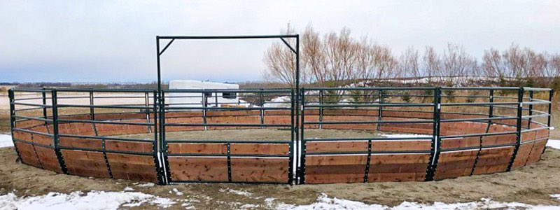 HiHogRanchEquip's tweet photo. Lunge training inspired, Hi-Hog’s Savanna Round Pen, solid sides and tapered bottom. #horseexpocanada #roundpen #hihog
https://t.co/E4j9Y4ZTKf https://t.co/ZVql0pVzve