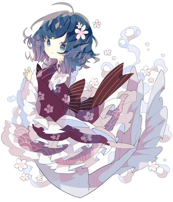 姫〜 #深夜の真剣お絵描き60分一本勝負 