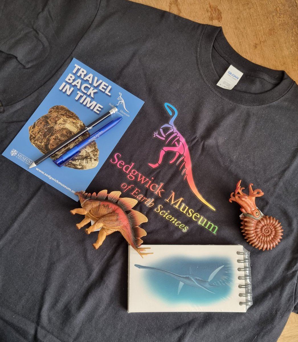 TheMuseumOfLiz's tweet image. Winging their way to the good folk @ProgPal2022, some @SedgwickMuseum goodies 🦖👕 They&apos;ll be auctioned to raise funds ensuring this event is free and accessible to student palaeontologists
#ProgPal22 @ThePalAss