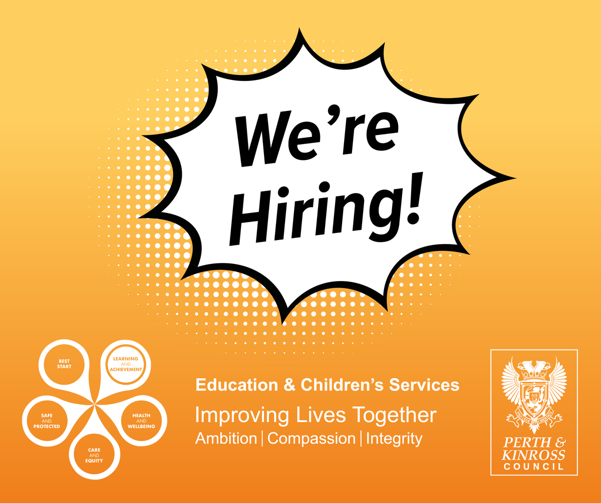 Perth and Kinross Council (@perthandkinross) on Twitter photo Are you looking to further your teaching career as a new Headteacher?
Our pupils at St Ninian's Episcopal Primary School and Nursery are seeking a new headteacher, with the essential skills of playing "banana tig"!
To apply, visit myjobscotland.gov.uk/councils/perth…
<a href="/PKCEducation/">PKC Education</a> Are you looking to further your teaching career as a new Headteacher?
Our pupils at St Ninian's Episcopal Primary School and Nursery are seeking a new headteacher, with the essential skills of playing "banana tig"!
To apply, visit myjobscotland.gov.uk/councils/perth…
<a href="/PKCEducation/">PKC Education</a>