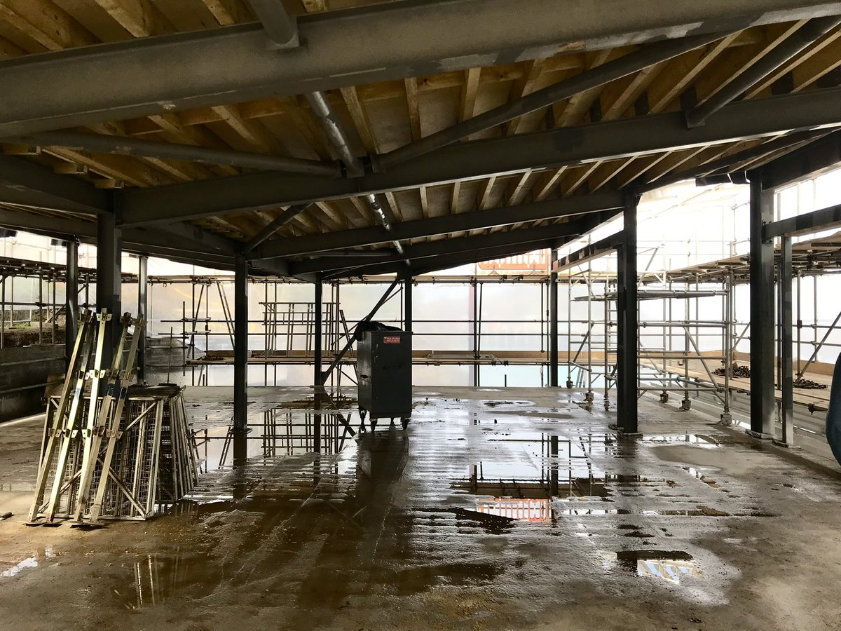 The Larkstone Cove Boatstore &amp; Cafe in Ilfracombe is seeing good site progress! Larch timber cladding has been installed on the smaller Canoe Club and the internally exposed structure is starting to reveal itself inside the cage.
<a href="/PearceConstruct/">Pearce Construction</a> <a href="/ndevoncouncil/">North Devon Council</a> <a href="/CraddysEngineer/">CraddysEngineering</a>