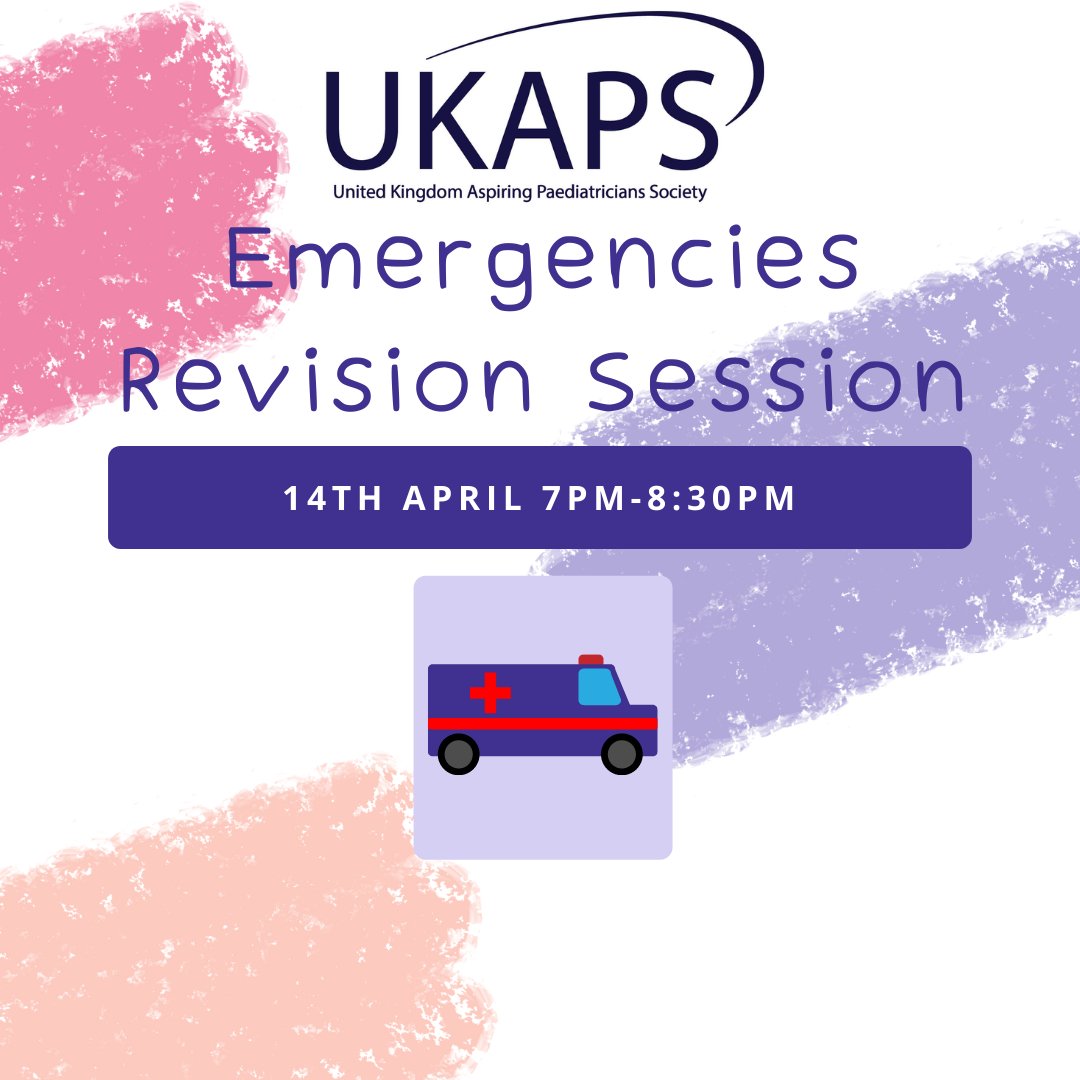 Join us for our next revision session on Thursday: eventbrite.co.uk/e/paediatric-e…