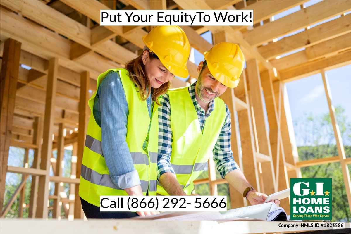 MilitaryMonday1's tweet photo. #HELOC = No need to get rid of your Current Low Rate!
#Renovations and #Remodeling increase the value of your home. 💸 Call to see if you qualify!💸
GI Home Loans - (866) 292-5666 ✨
#FHA #VA #CONV #LowRates #GIHL #HomeLoans #HomeEquity #HELOC #LowFico #CashOut #FastCash https://t.co/tk5OK0nrQs