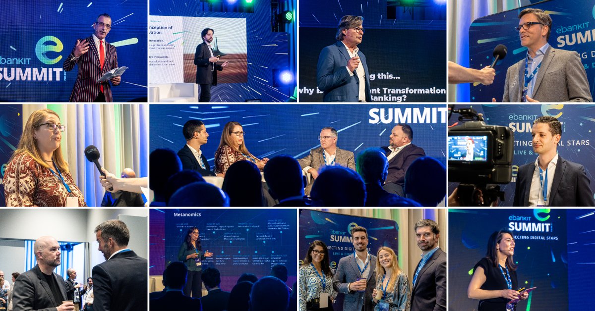 e_bank_it's tweet photo. ebankIT Summit was remarkable and we want to give you a glimpse! Stay tuned for videos, articles, and testimonials from the event that displayed the future of digital banking. 

#ebankITSummit #ConnectingDigitalStars #digitalbanking #fintech #banking #ebankIT https://t.co/JfudZHfSp2