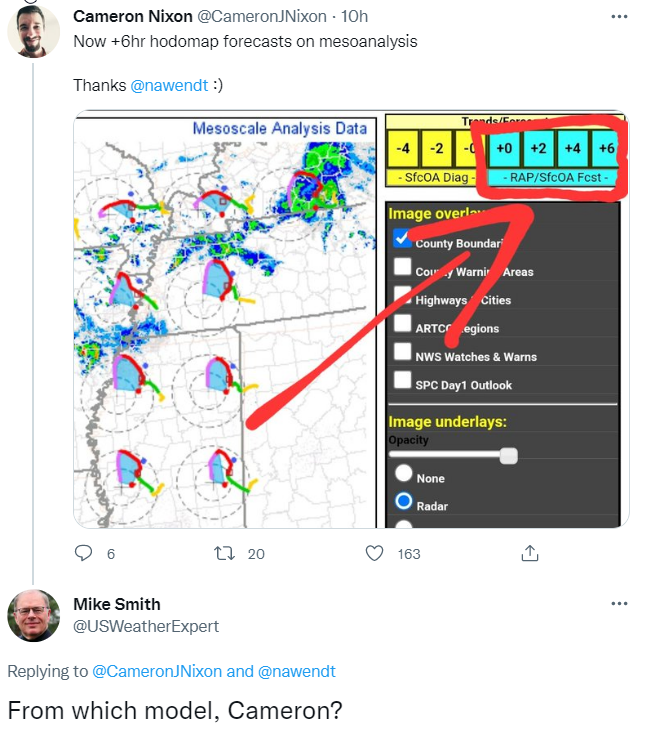 wxmoney's tweet photo. .@usweatherexpert asking obvious questions of decent people, that he knows the answer to, to increase interactions with them. @CameronJNixon Why would you interact with such a hateful, sexist, racist, homophobic person? #wxtwitter https://t.co/dTD02s5sCy
