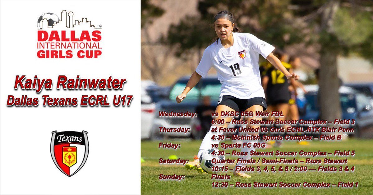 kaiya_rh2o's tweet photo. Can’t wait to take on Dallas International Cup this weekend with these girls!!! @JonBbjon @texans_05_ecrl #TexansWay https://t.co/69EP9MhPb1