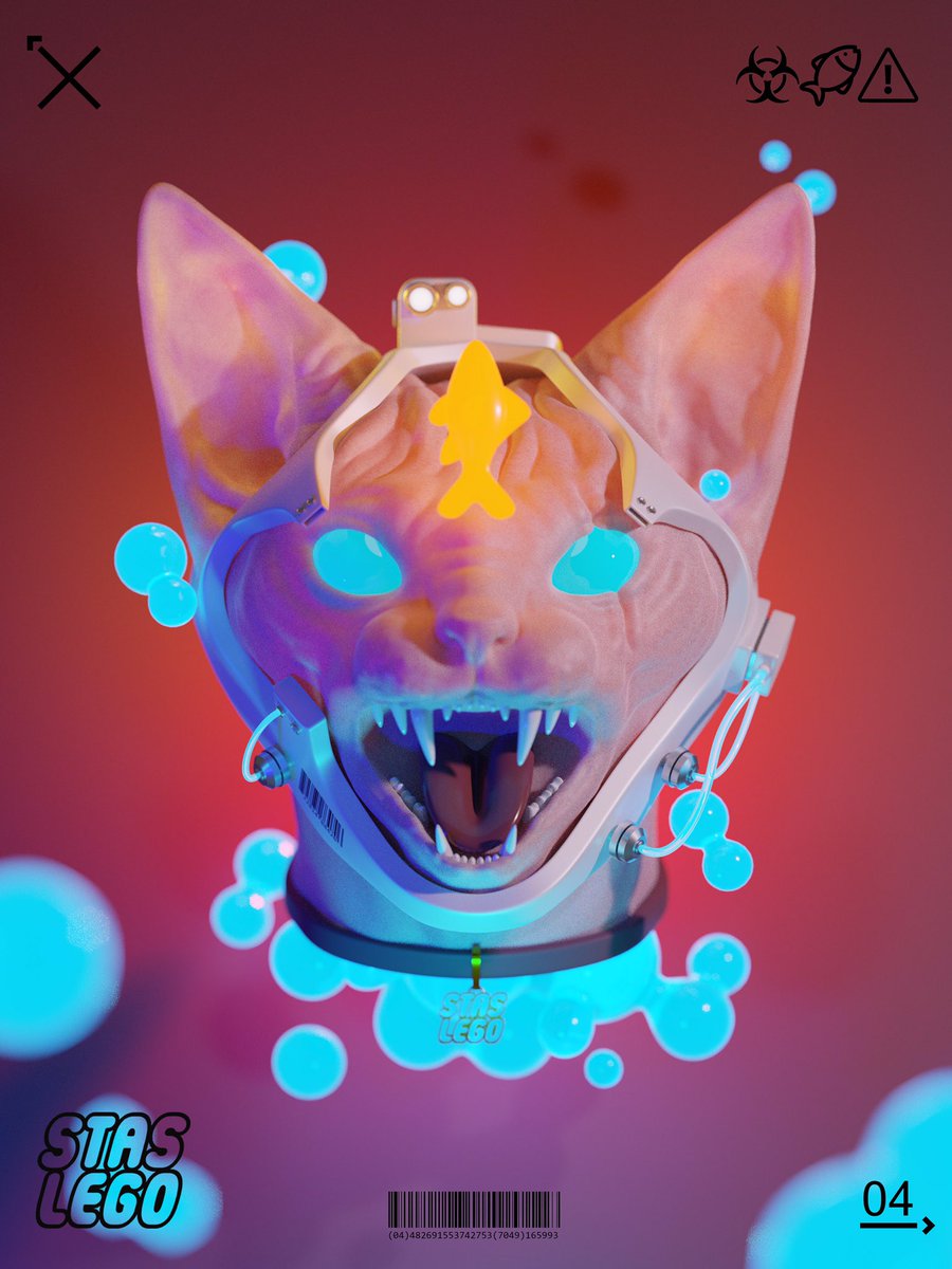 stas_lego's tweet photo. NUCLEAR BEASTS COLLECTION 
Trophy animals were resurrected by nuclear technology. I present to you my unique collection of 30 completely different legendary beasts.
https://t.co/pSQxX02Alu
#NFTs 
#RMRK https://t.co/clE7yWslOB