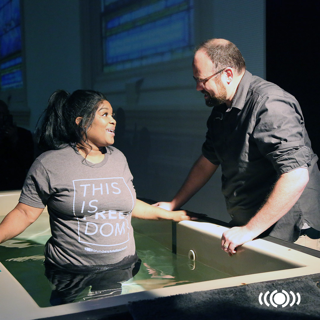 ArundelCC's tweet photo. What a joy to baptize mom and daughter, Gynii and Katrina, on Sunday.  We love seeing God at work!
#YouBelongAtACC https://t.co/AJuab906Ai