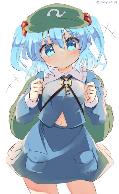 #深夜の真剣お絵描き60分一本勝負
にとり 