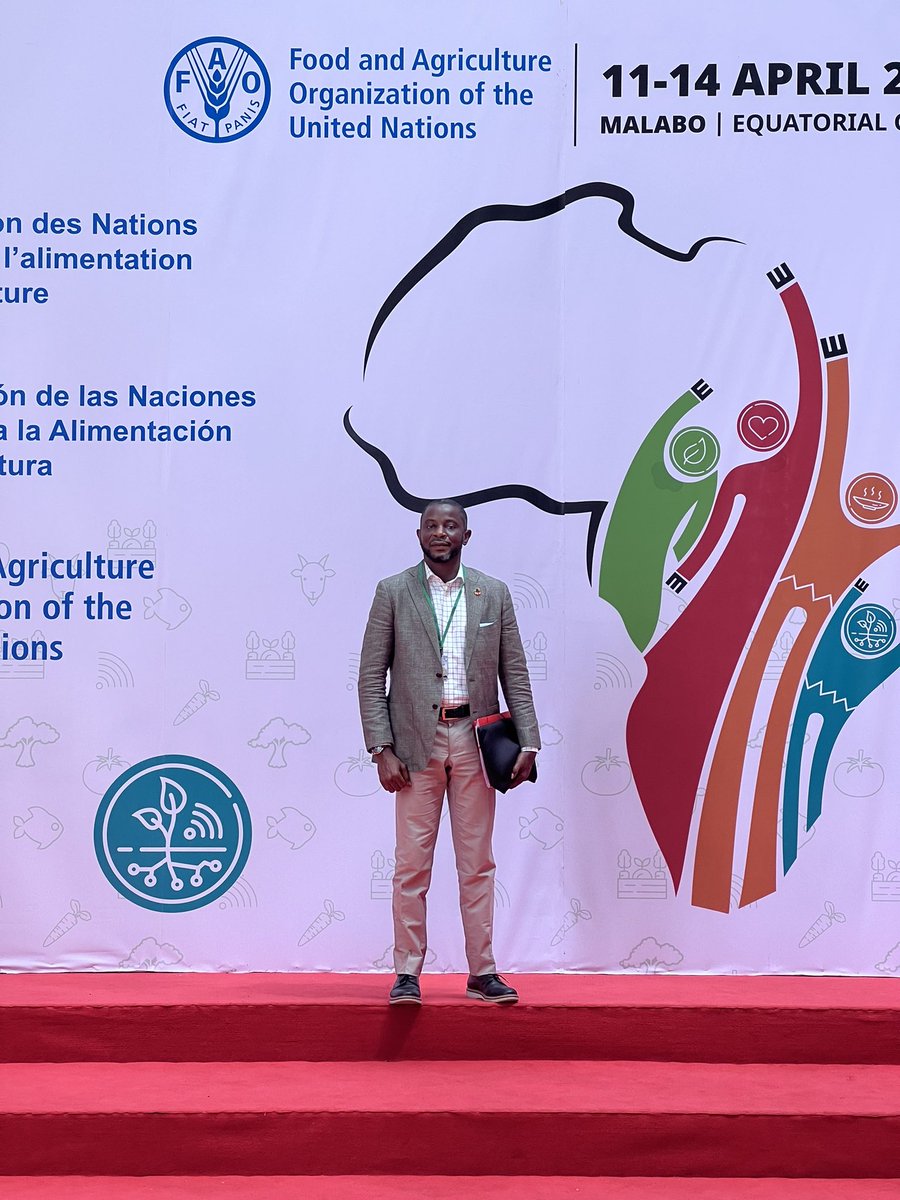 PACOEsonoM's tweet photo. Glad to take part in the
@FAO 's Regional Conference for #Africa . #EquatorialGuinea .
#LivingNoOneBehind #FAO #ERC32 #Sipopo #Malabo #EquatorialGuinea
#Sustainability #SDGs #ODS #GOAL2 #SDG2 #AgriFoodSystem #COP27 https://t.co/uZJfAhFoxz
