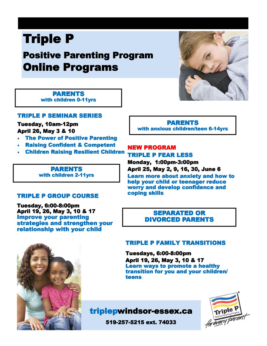 TriplePWindsor's tweet photo. April Classes are here - find a class that fits your child, youth, and family needs! 
https://t.co/20G5dYc2Ty https://t.co/h4XyDOdvSv