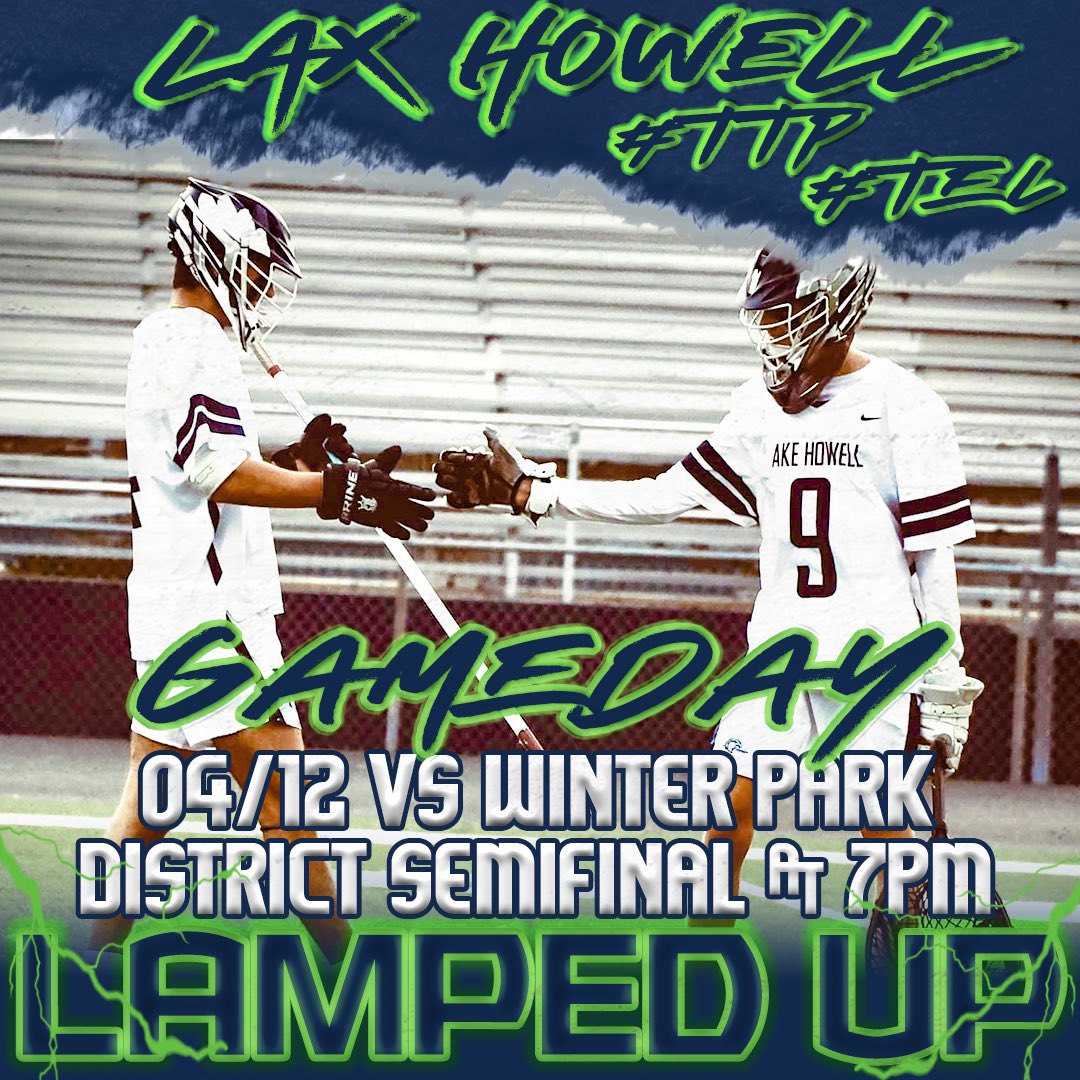 LHBoysLax's tweet photo. Back at it today for district semifinals against @wp_boys_lacrosse! Game at 7pm following Boone vs Timber Creek. Best district in the area! Come see some good lacrosse! #Lampedup #TTP #TEL #LaxHowell https://t.co/eJYF8iKxDg