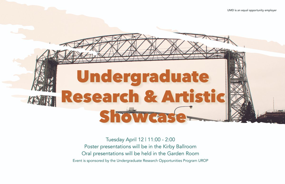 CEHSP's tweet photo. The Undergraduate Research and Artistic Showcase is happening today from 11am-2pm in the Kirby Ballroom and the Garden Room! #UMDProud #CEHSPStudents https://t.co/RknvoIEwvi